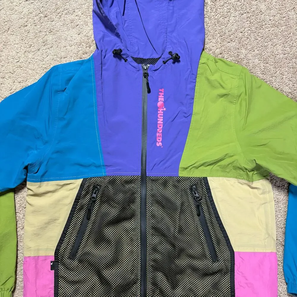 The Hundreds Full Zip Expedition Colourblock‎ Jacket Mens Sz Small